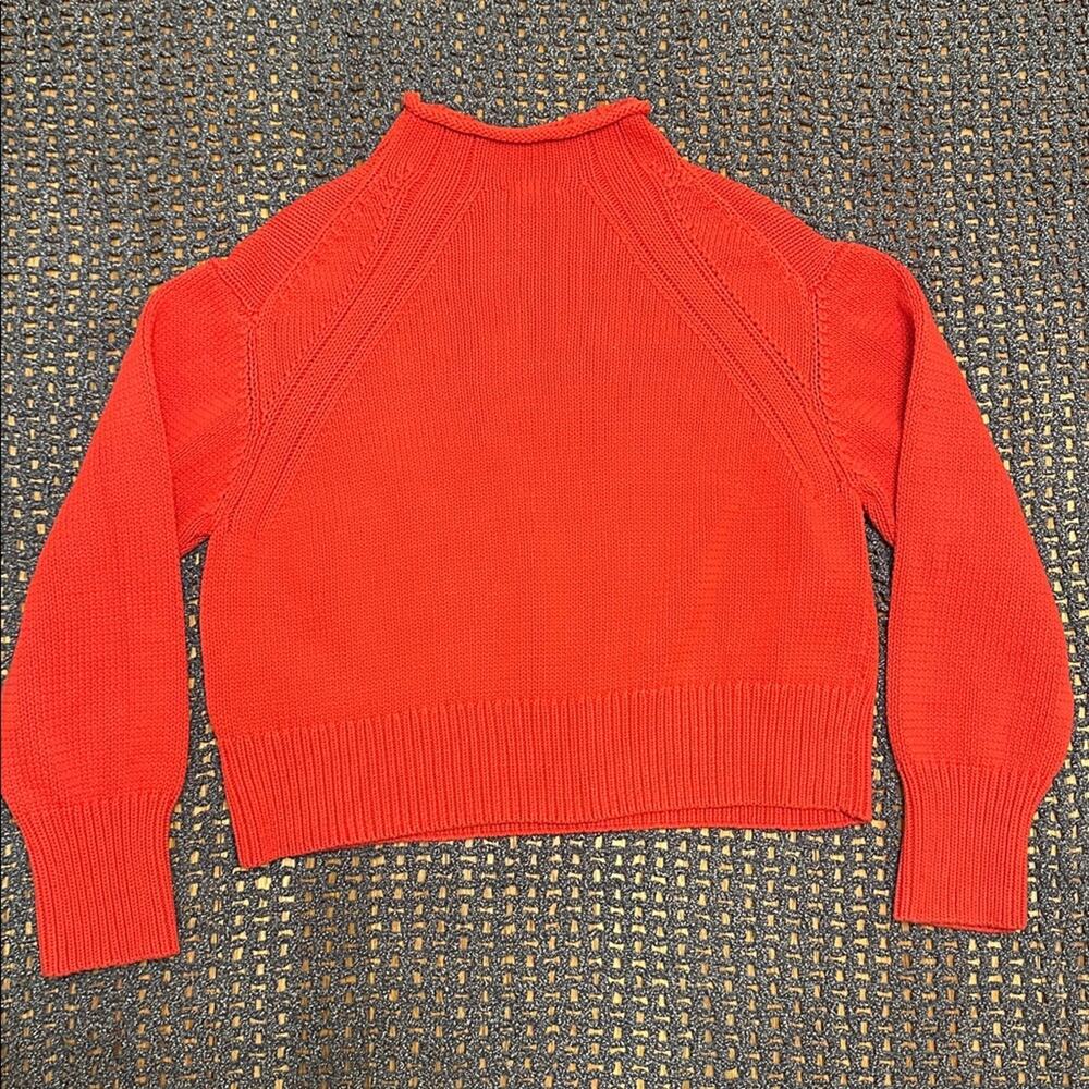 H&M Vibrant Red Cowl Neck Sweater - Picture 2 of 7